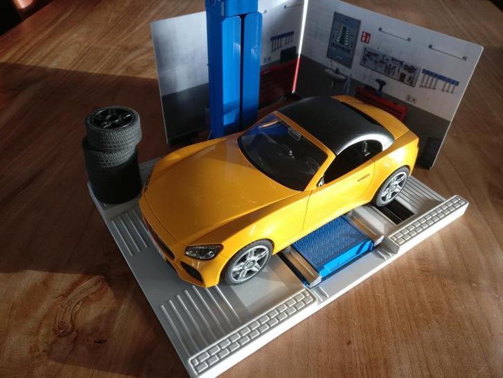 Brüder garage set compleet, Kinderen en Baby's, Speelgoed | Overig, Gebruikt, Jongen of Meisje, Ophalen of Verzenden