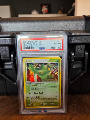 PSA 8 Sceptile Reverse Foil - Emerald beschikbaar voor biedingen