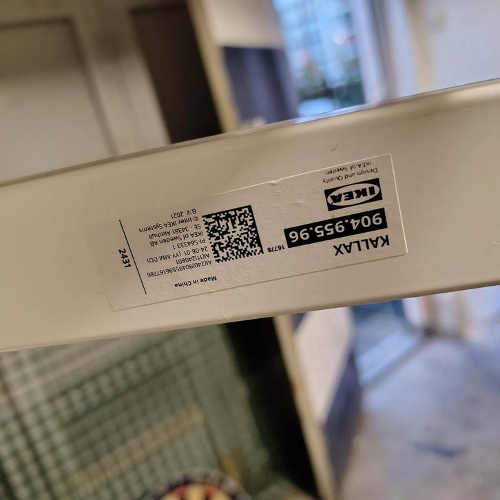 IKEA Kallax Onderstel - Wit 2 stuks zgan, Huis en Inrichting, Kasten | Stellingkasten, Zo goed als nieuw, Ophalen of Verzenden