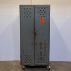 Antieke locker 1950's kast, Ophalen, Gebruikt, Industrial