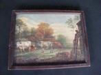 schilderijtje in een zeer nette staat opbr.inzameling kika, Antiek en Kunst, Ophalen of Verzenden