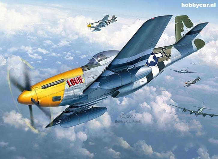 RE3944  P-51D -5NA Mustang (early version) (Revell) 1:32, Hobby en Vrije tijd, Modelbouw | Vliegtuigen en Helikopters, Nieuw, Vliegtuig