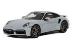 1:18 modelauto Porsche 911 (992) Turbo S - Grijs, Hobby en Vrije tijd, Modelauto's | 1:18, Nieuw, Overige merken, Ophalen of Verzenden
