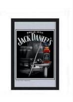 Jack Daniel's Spiegel/Poster met Zwarte Lijst,mancave,hobby,, Ophalen of Verzenden, Nieuw, Gebruiksvoorwerp