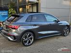 Audi A3 Sportback 40 TFSI e Edition Panorama/3x S-line/Keyle, Auto's, Zwart, 4 cilinders, Leder en Stof, Hybride Elektrisch/Benzine