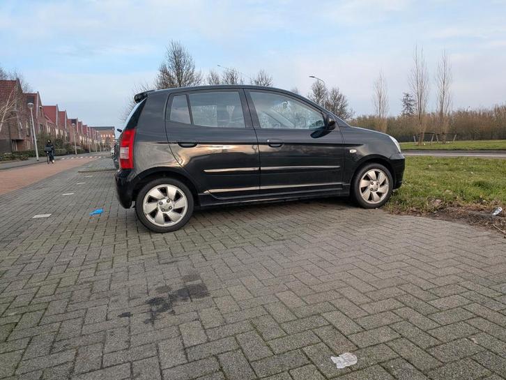 Kia Picanto, Auto's, Kia, Particulier, Benzine, Hatchback, Automaat, Zwart, Zwart, Dealer onderhouden, Ophalen