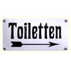 Toiletbord Emaille 20 x 10 cm - emaille toiletten bord, Ophalen, HorecaBeelden, Nieuw, HorecaBeelden
