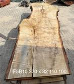 Eiken bohle, massief, tuintafel blad, natuurkant, unikaat, Ophalen of Verzenden, Nieuw, Rechthoekig, Hout