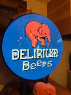 Delirium Beers Lichtbak - Uniek Item Prachtige lichtreclame, Verzamelen, Biermerken, Ophalen, Gebruikt, Reclamebord, Plaat of Schild