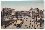 Ansichtkaart Amsterdam Blauwbrug 1915, Verzamelen, Ansichtkaarten | Nederland, Ophalen of Verzenden, Voor 1920, Gelopen, Noord-Holland