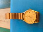 Vintage doublé band Seamaster Omega horloge, Sieraden, Tassen en Uiterlijk, Horloges | Heren, Verzenden, Zo goed als nieuw, Goud