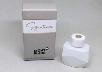 Miniatuur Signature Montblanc 4,5 ml eau de parfum beschikbaar voor biedingen