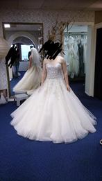 A-line trouwjurk , champagnekleurig, Kleding | Dames, Ophalen, Gedragen, Overige kleuren, Trouwjurk