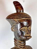 251032 Groot oud Afrikaans Itoci Dengese sculpture Congo., Ophalen of Verzenden