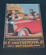 Vintage H.E. van ysendyk Jr. Reclame Poster, Ophalen of Verzenden, Zo goed als nieuw, Reclamebord
