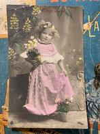 30-12-1906 Bonne Année - meisje in roze jurk (DD), Ophalen of Verzenden, Voor 1920, Kinderen