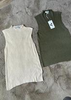 2 coltruien Shoeby nieuw maat m groen & creme, Kleding | Dames, Truien en Vesten, Ophalen of Verzenden, Zo goed als nieuw, Maat 38/40 (M)