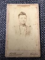 CDV, Vrouw, A.D. Prummel, Veendam, Carte de Visite, Verzamelen, Foto's en Prenten, Ophalen of Verzenden, Voor 1940, Gebruikt, Foto