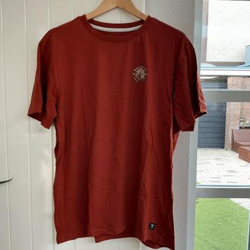 Brunotti T-shirt Bruin/Rood - Maat L beschikbaar voor biedingen