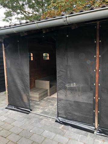 Windbreekdoek/schaduwdoek voor bijv. tuinhuis (2 stuks) beschikbaar voor biedingen