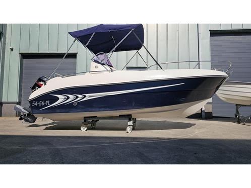 Prins 480 met 50pk Mercury, Watersport en Boten, Vis- en Consoleboten, Gebruikt, 50 tot 70 pk, 3 tot 6 meter, Benzine, Polyester