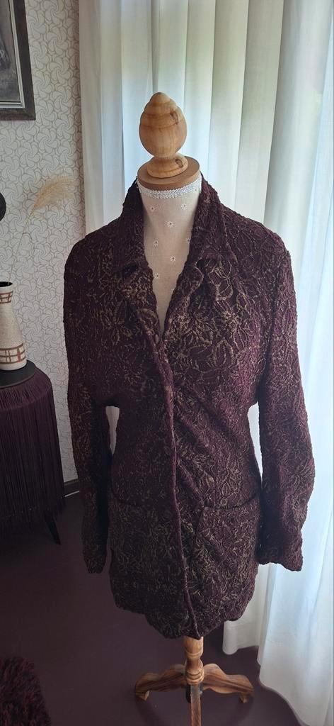 Xiloy stretch lace blazer maat 38, Kleding | Dames, Jasjes, Kostuums en Pakken, Zo goed als nieuw, Ophalen of Verzenden