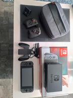 Nintendo Switch grijs met 128GB, Spelcomputers en Games, Spelcomputers | Nintendo Switch, Ophalen of Verzenden, Gebruikt, Met 1 controller