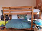 Houten stabelbed, Ophalen, 90 cm, Eenpersoons, Zo goed als nieuw