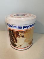 Blik Wilhelmina pepermunt met afbeelding van Wilhelmina, Ophalen of Verzenden, Gebruikt, Nederland, Overige typen