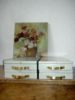 Metalen opbergdozen, Antiek en Kunst, Curiosa en Brocante, Ophalen of Verzenden
