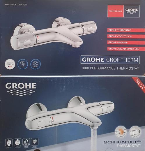 Grohe Grohtherm HansGrohe Performance 1000 NEW badkraan, Doe-het-zelf en Verbouw, Sanitair, Nieuw, Kraan, Chroom, Ophalen of Verzenden