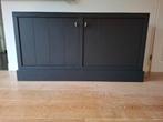 Dressoir (kleur: off black) met legplanken, Huis en Inrichting, Ophalen, 150 tot 200 cm, 25 tot 50 cm, Overige houtsoorten