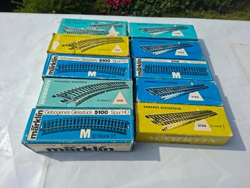 Märklin M Rails - 5100, 5106, 5121 - OVP beschikbaar voor biedingen