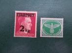 Duitse Rijk 2 X Feldpostzegels   Hitler, Verzenden, Duitse Keizerrijk, Postfris
