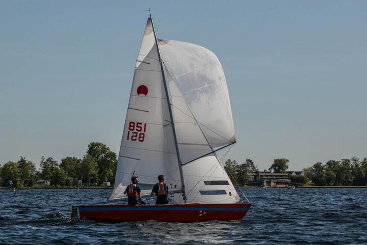 Spanker 851, Watersport en Boten, Open zeilboten, Gebruikt, Spanker, 3 tot 6 meter, Hout, Geen motor, Benzine, Ophalen