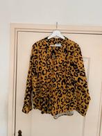 Panterprint Blouse, Ophalen of Verzenden, Zo goed als nieuw, Maat 38/40 (M), Bruin