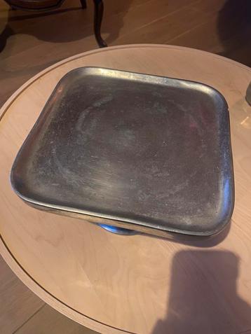 Zwaar verzilverd (taart) plateau beschikbaar voor biedingen