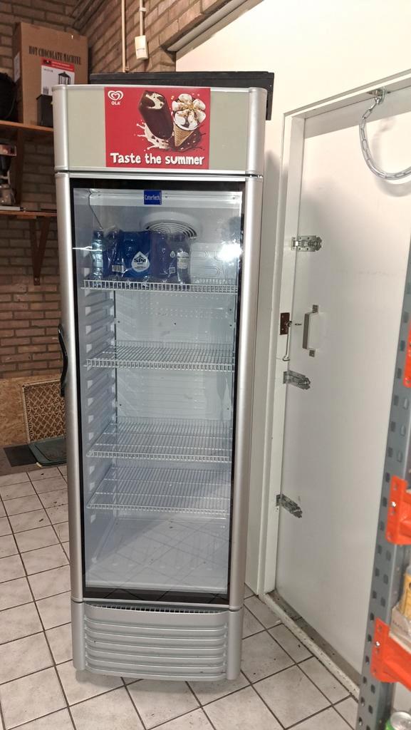 Glasdeur Koelkast - Ideaal voor Bedrijven!, Witgoed en Apparatuur, Koelkasten en IJskasten, Gebruikt, Zonder vriesvak, 200 liter of meer