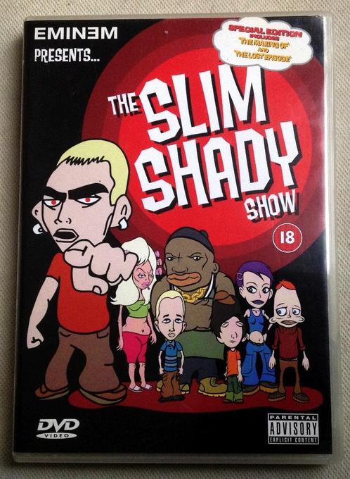 Eminem The Slim Shady Show UK Import, Cd's en Dvd's, Dvd's | Tekenfilms en Animatie, Amerikaans, Tekenfilm, Vanaf 16 jaar, Verzenden