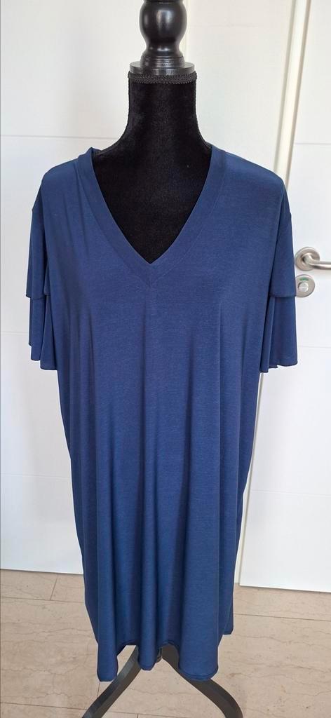 51)Te koop nieuwe donker blauwe jurk 1 maat ongev. 50/52, Kleding | Dames, Grote Maten, Nieuw, Jurk, Blauw, Ophalen of Verzenden