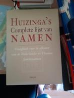 A. Huizinga - Huizinga's complete lijst van namen, Ophalen of Verzenden, Zo goed als nieuw, A. Huizinga