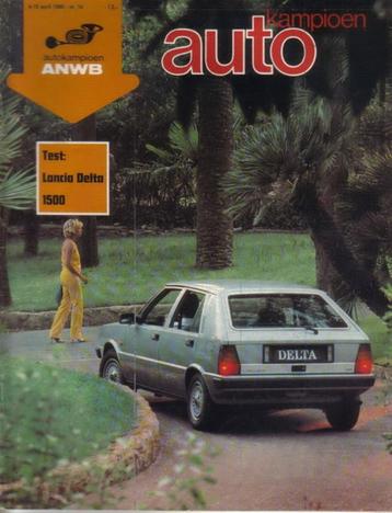 Autokampioen 14 1980 : Lancia Delta 1500 - Peugeot 305 SR   beschikbaar voor biedingen