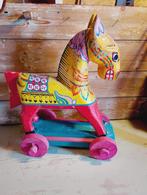 Antiek houten speelgoed paard uit India periode 1900, Antiek en Kunst, Ophalen of Verzenden