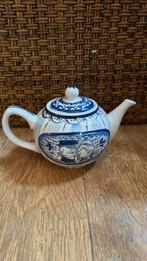 Blond theepit wit blauw boer boerin, Blond Amsterdam, Ophalen of Verzenden, Zo goed als nieuw, Bord(en)