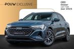 Audi Q8 e-tron 55 408pk Quattro Advanced Edition 115 kWh | P, Auto's, Audi, Automaat, Stof, Beige, Blauw