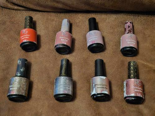 ZGAN 8 kleuren Pink Gellac weinig gebruikt, Sieraden, Tassen en Uiterlijk, Uiterlijk | Cosmetica en Make-up, Zo goed als nieuw
