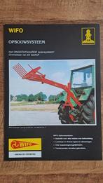 Folder WIFO lader , achterlader voor tractor, trekker, Ophalen of Verzenden, Zo goed als nieuw, Folder