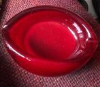 Prachtige Rode Glazen Asbak - Murano?, Antiek en Kunst, Ophalen of Verzenden