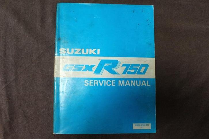 Suzuki GSXR750 1985 motorcycle service manual GSXR 750 GSX, Motoren, Handleidingen en Instructieboekjes, Suzuki, Ophalen of Verzenden
