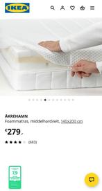 Ikea Åkrehamn Matras - 140x200, Huis en Inrichting, Slaapkamer | Matrassen en Bedbodems, Ophalen, Tweepersoons, 140 cm, Zo goed als nieuw